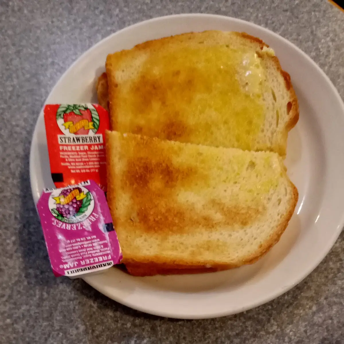 Hash Browns and Toast