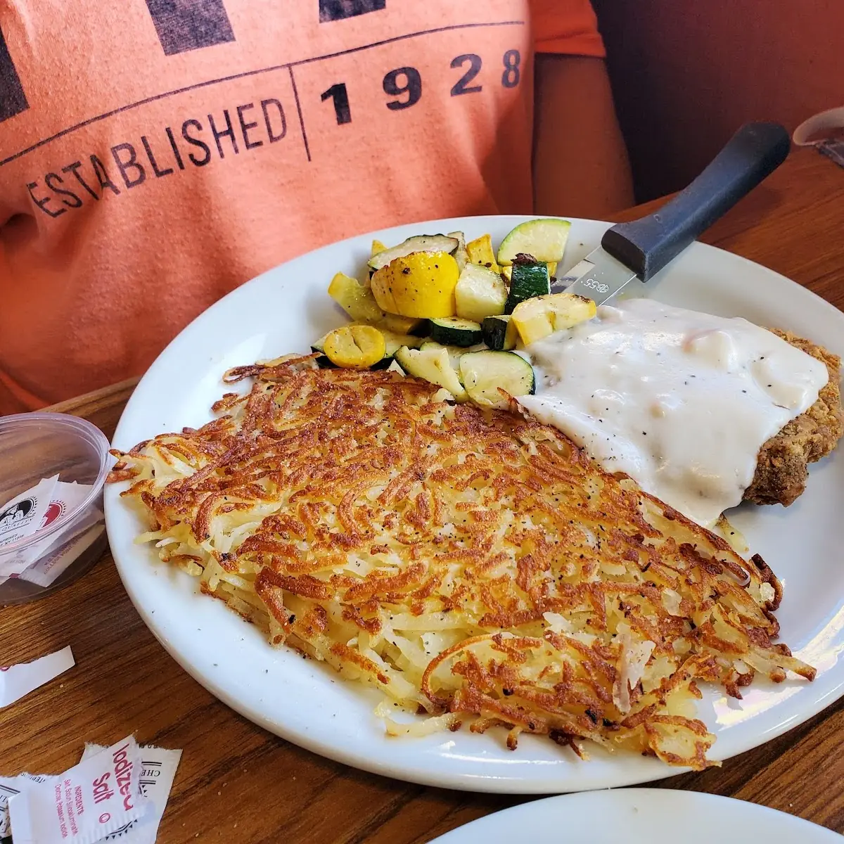 Senior Chicken Fried Steak Dinner