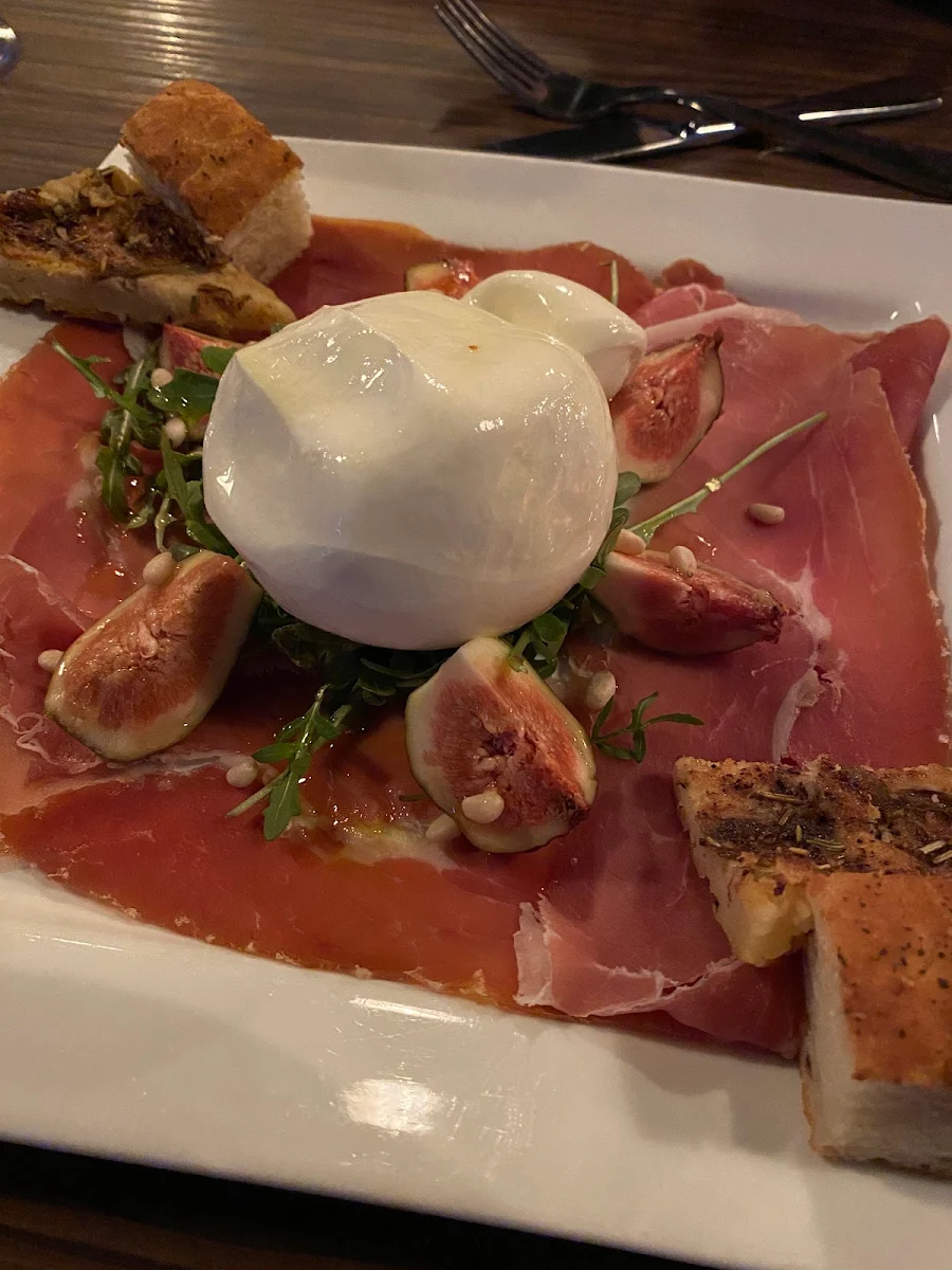 Buffalo Mozzarella and Prosciutto