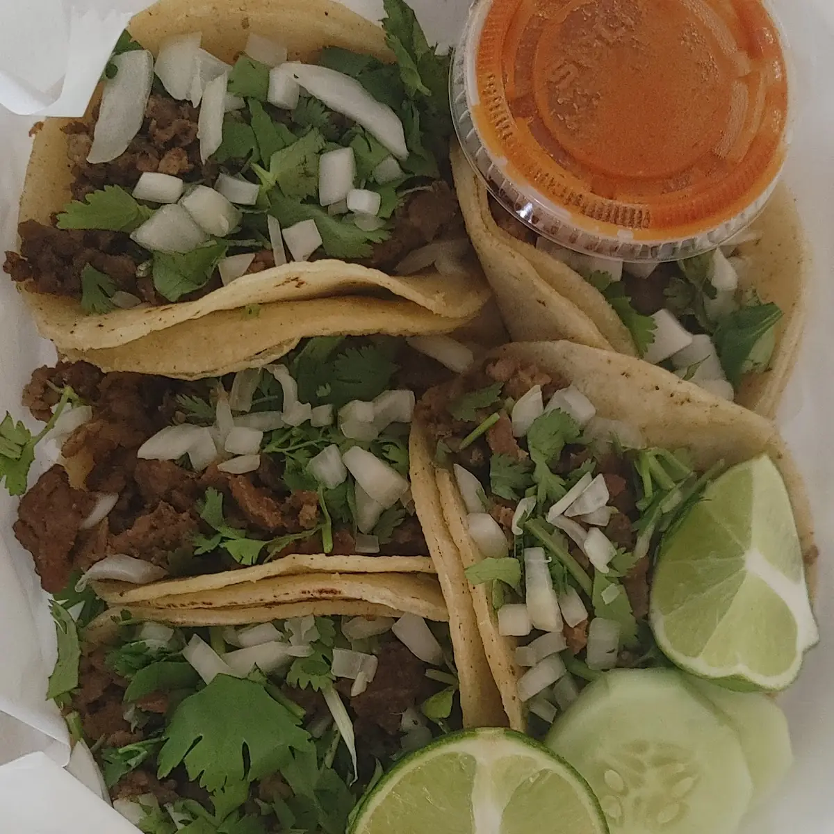Four Street Tacos with Lime