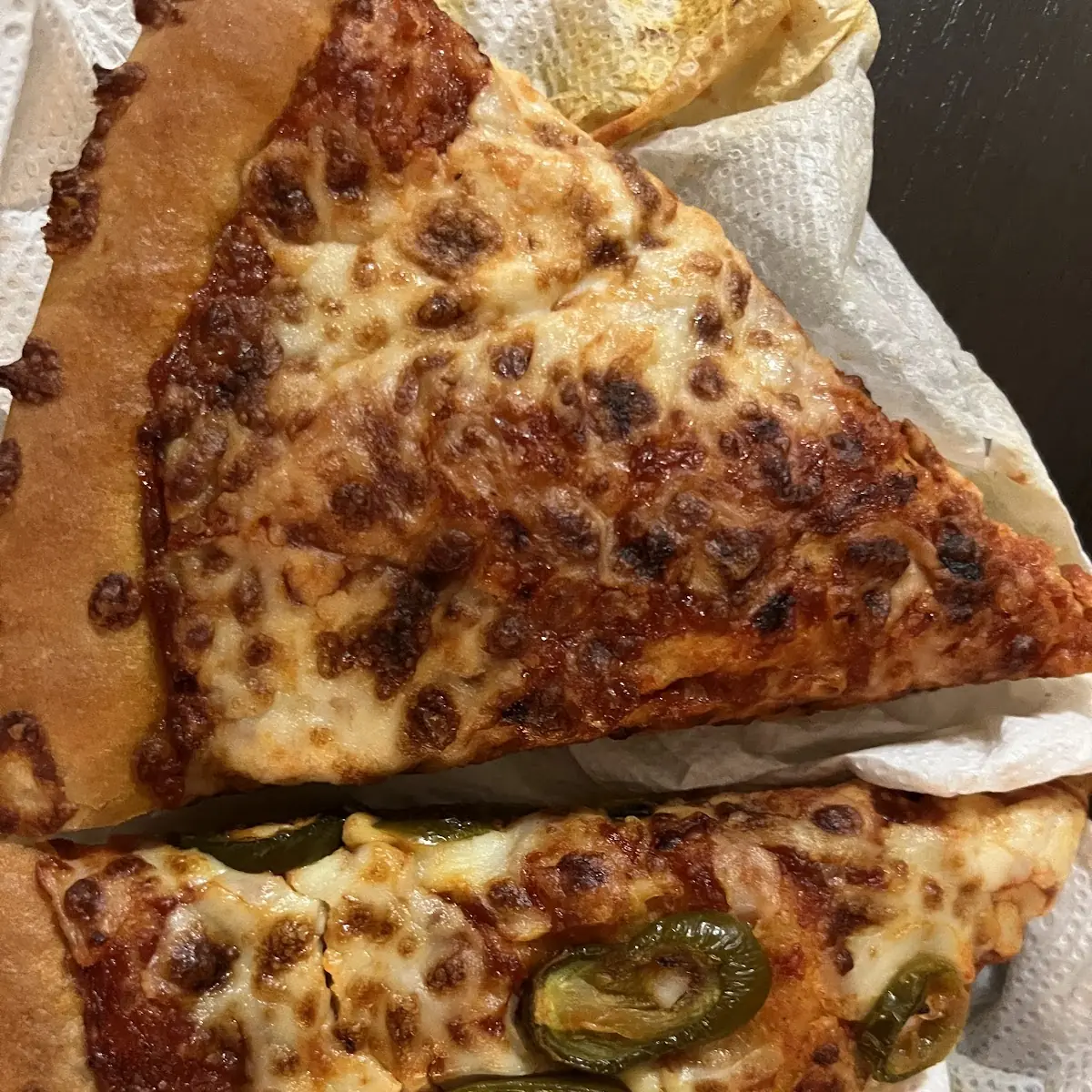 Pan Pizza Slices