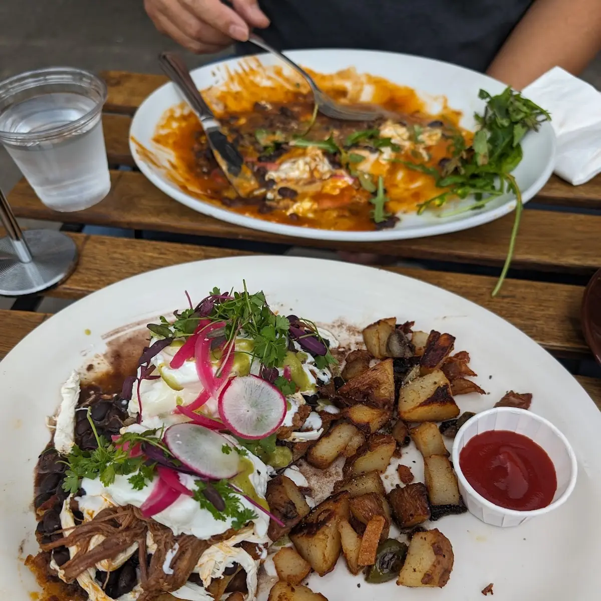 Chilaquiles and Ribeye Steak