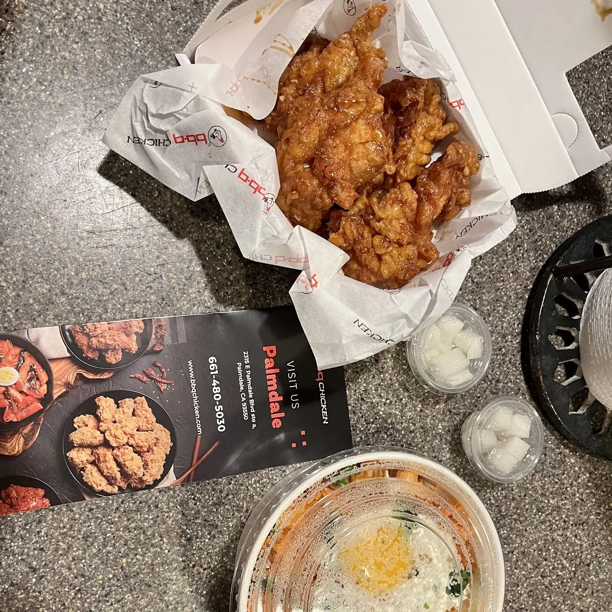 Radish Boneless Wings Rice