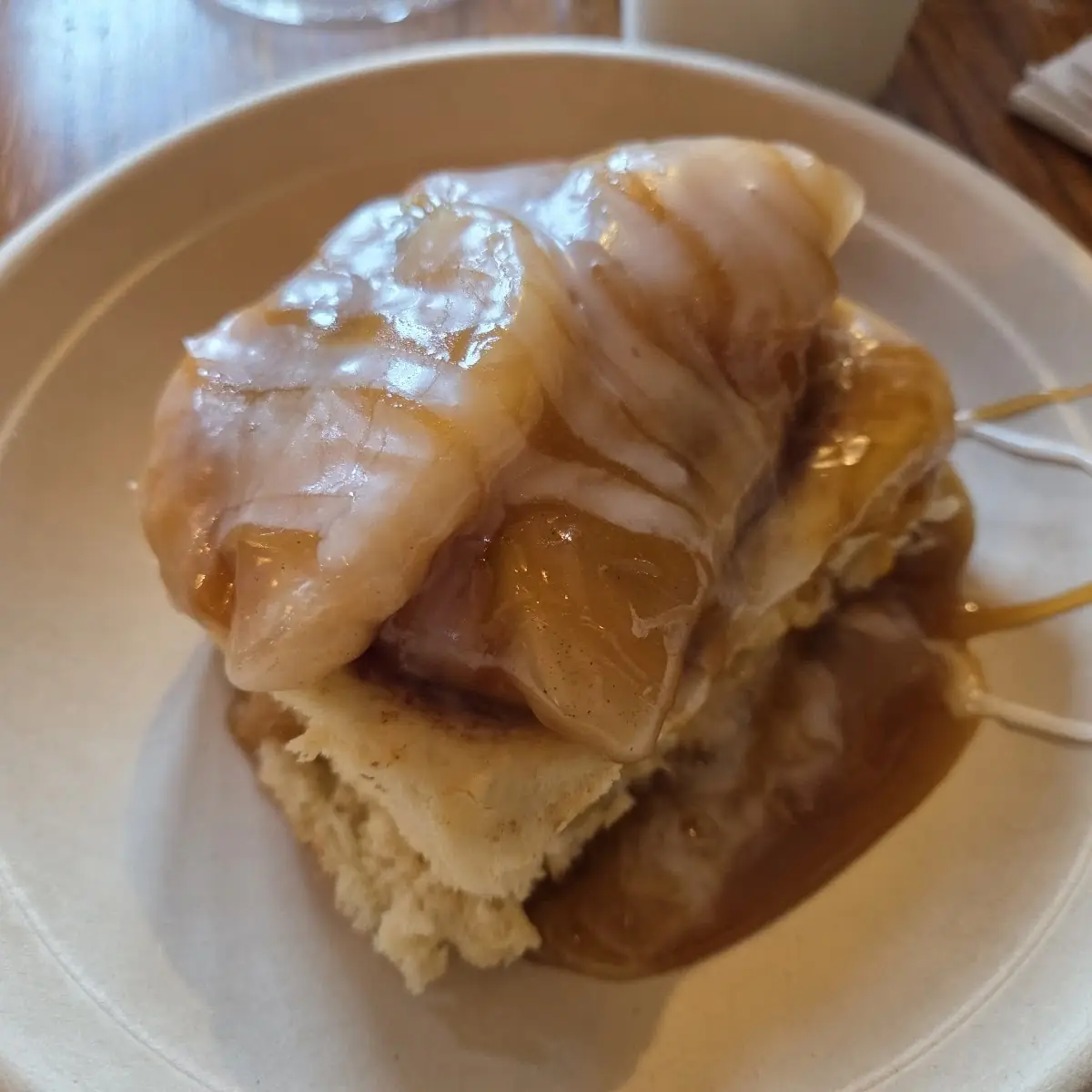 Carmel Apple Cinnamon Roll