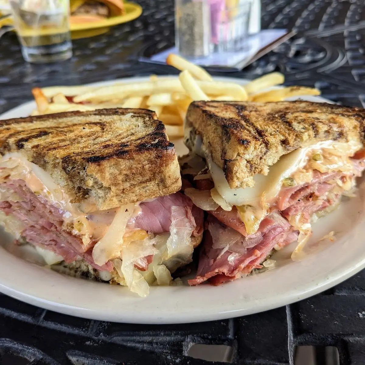 Rueben Sandwich on Rye