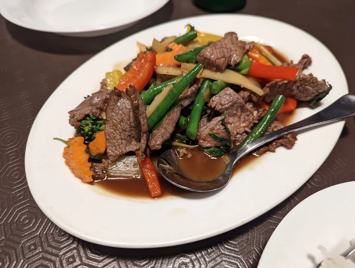 Basil Stir Fry Beef, Thai by Night