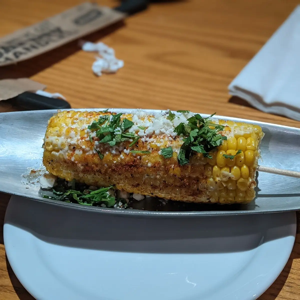 Roasted Street Corn