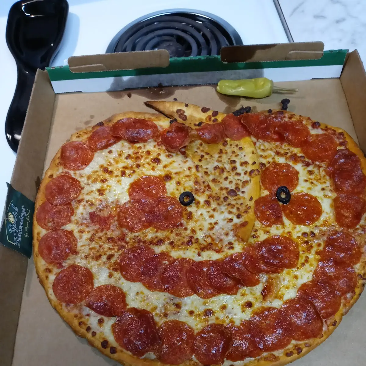 Halloween Thin Crust Pumpkin