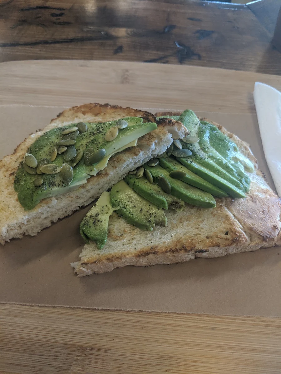 Homemade Sourdough Bread Avocado