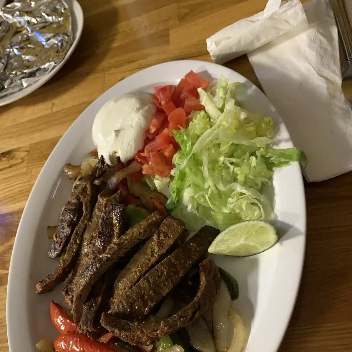 Skirt Steak Fajitas