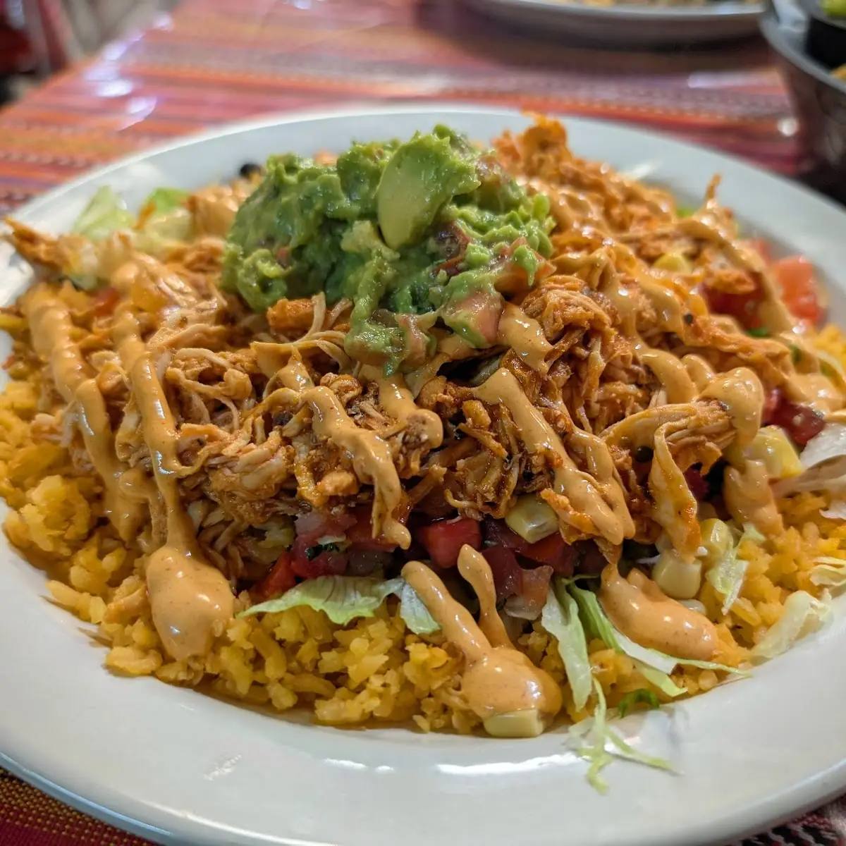 Tinga Burrito Bowl
