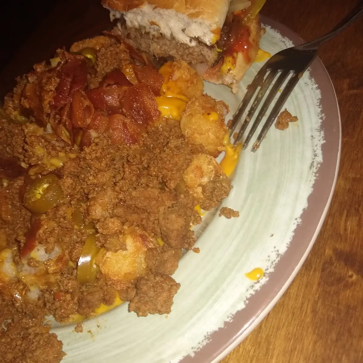 Loaded Tots w Pulled Pork