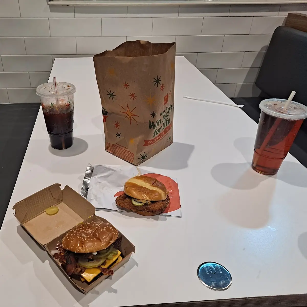 QPC and Spicy Chicken Sandwich