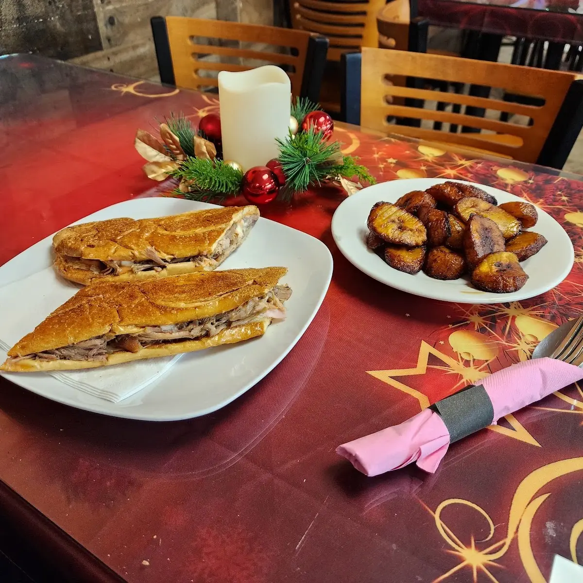 Cuban Sandwich and Maduros