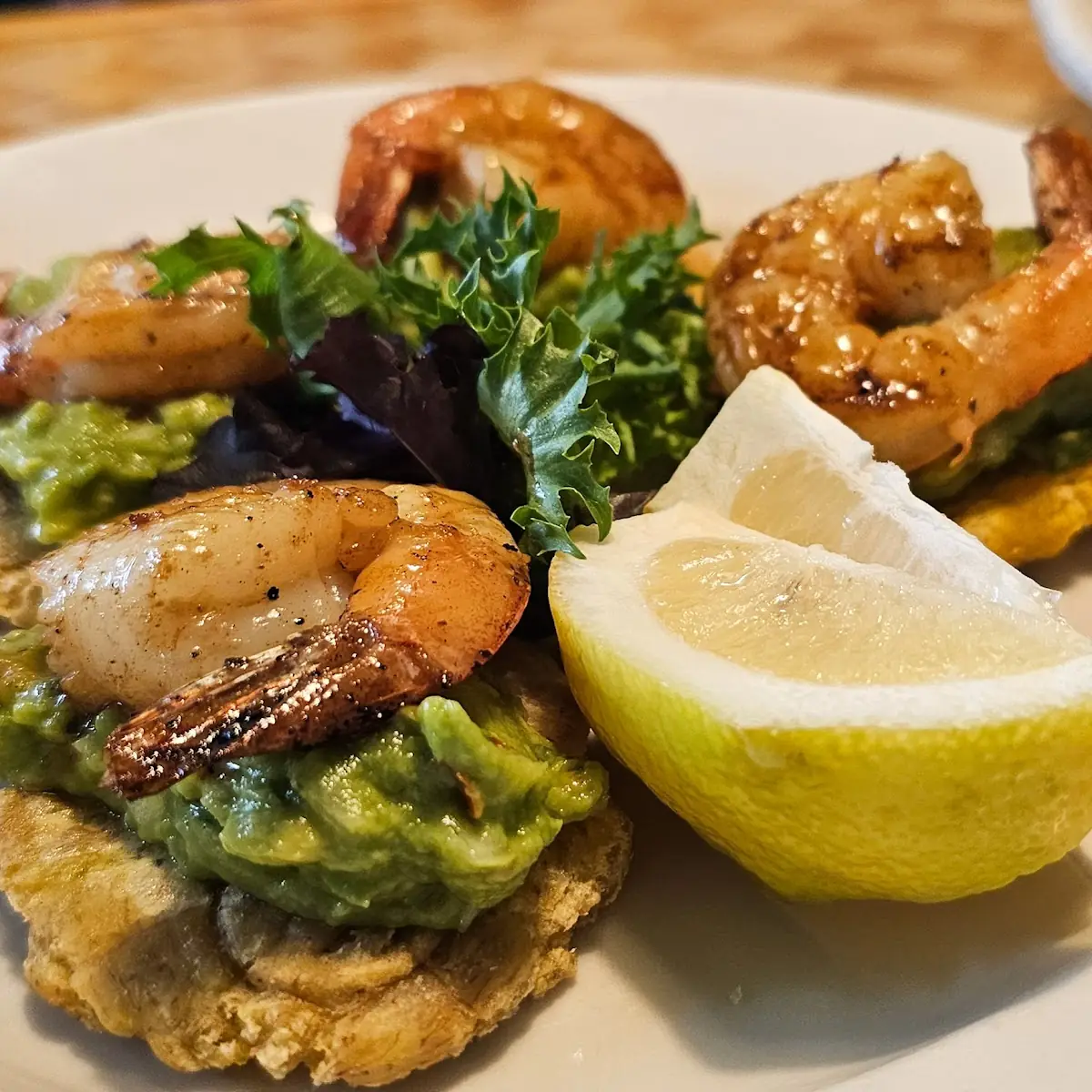 Fried Green Tomatoes with Avocado
