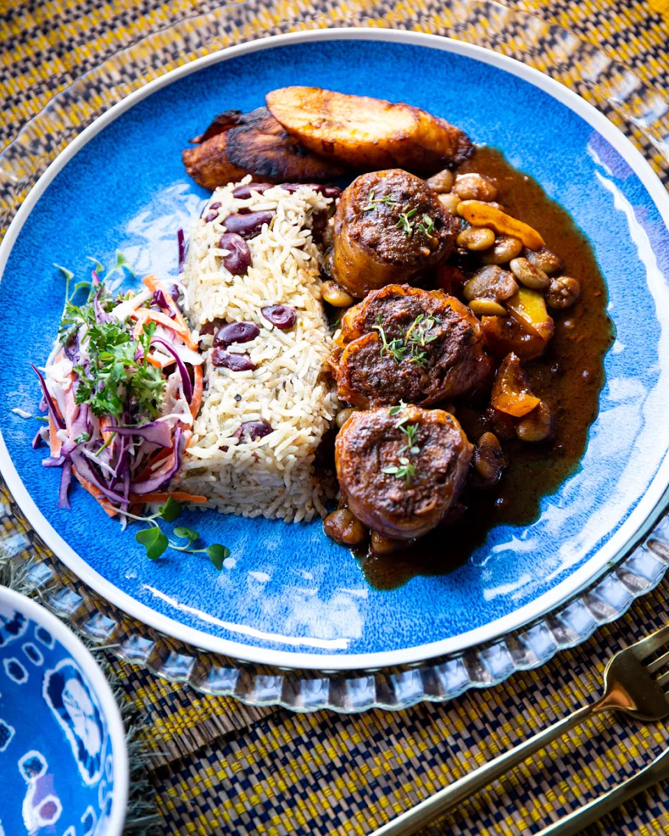 Halifax Vegan Oxtail w Ricepeas