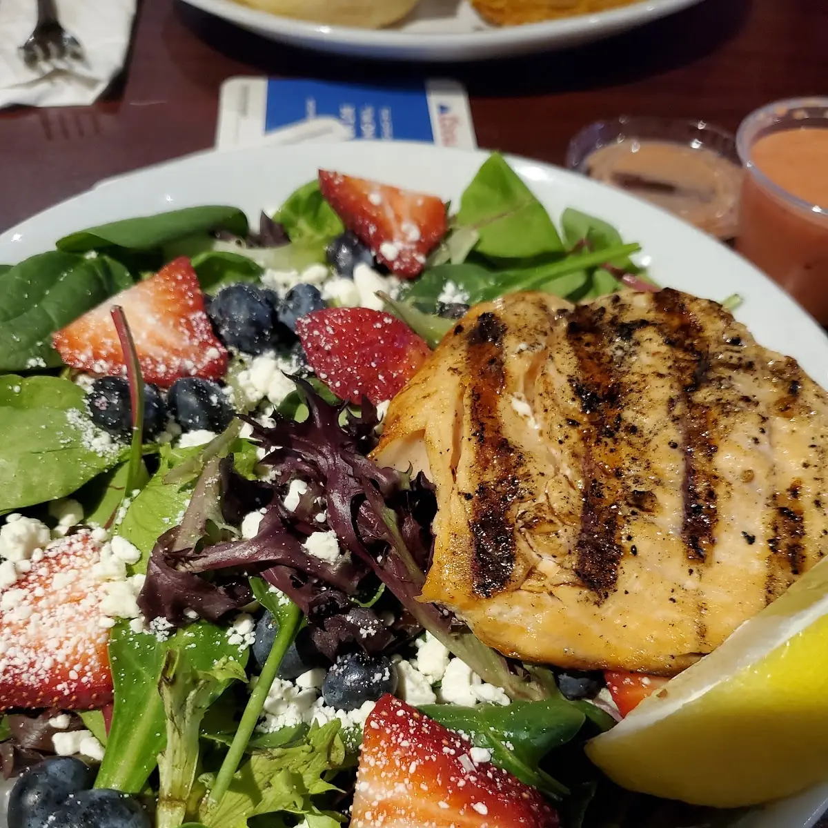 Strawberry Salmon Salad