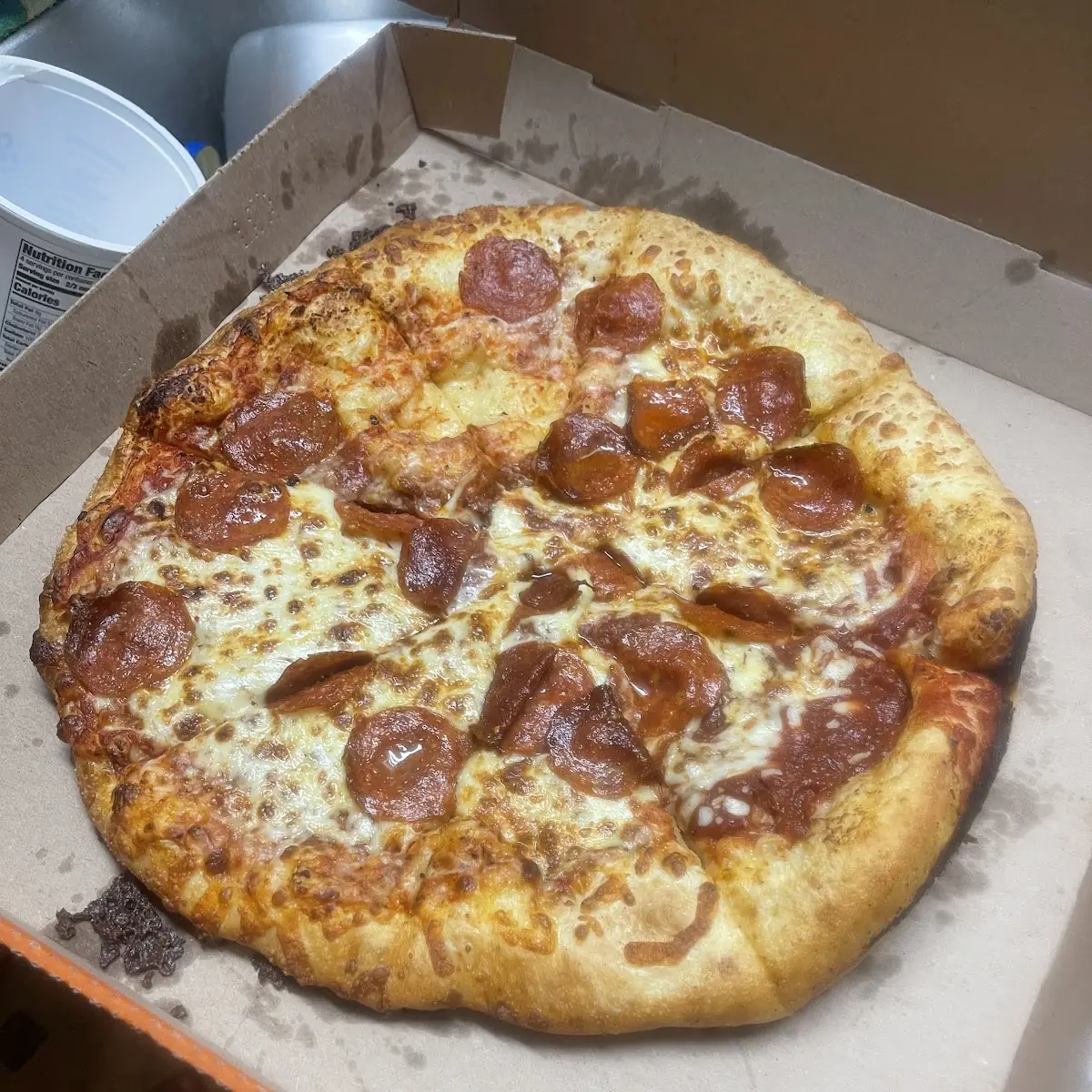 Stuffed Crust Pepperoni Pizza