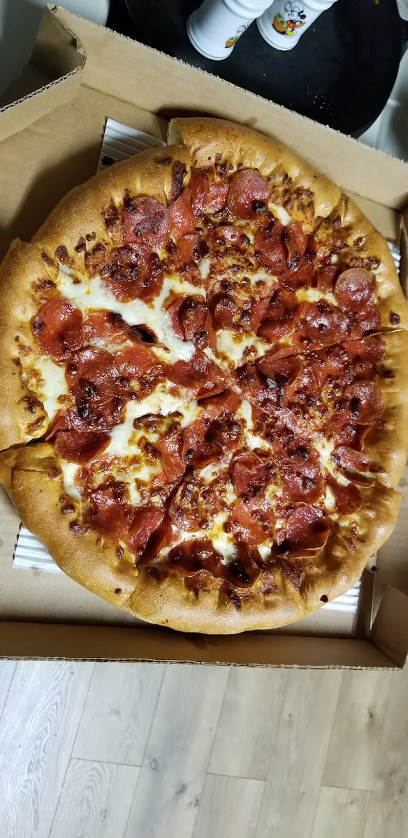 Stuffed Crust Pepperoni with Extra Cheese
