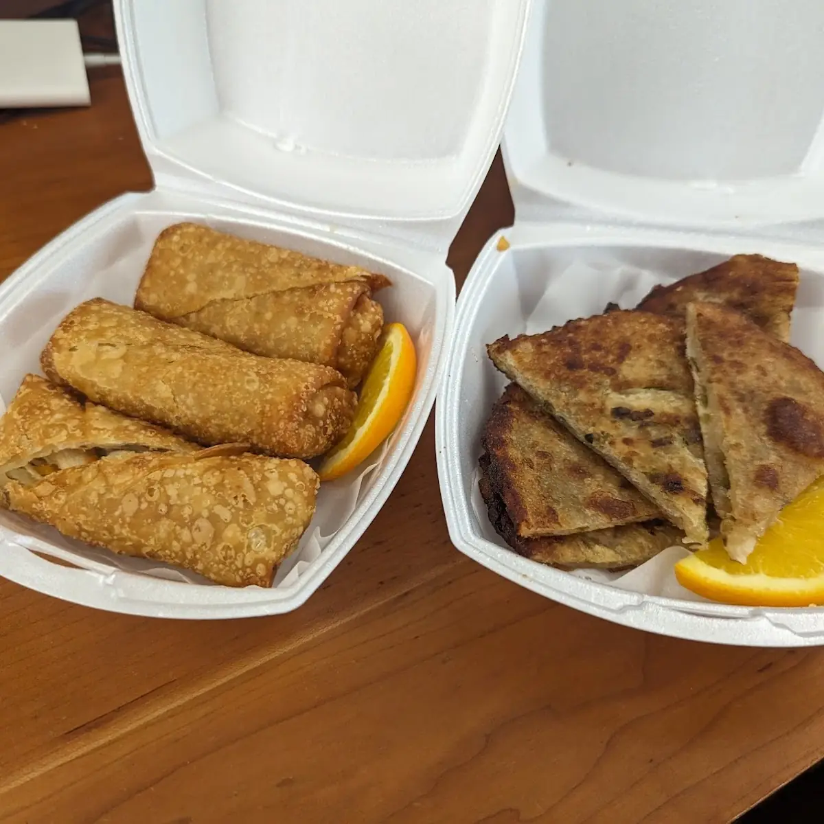 Egg Rolls and Scallion Pancakes