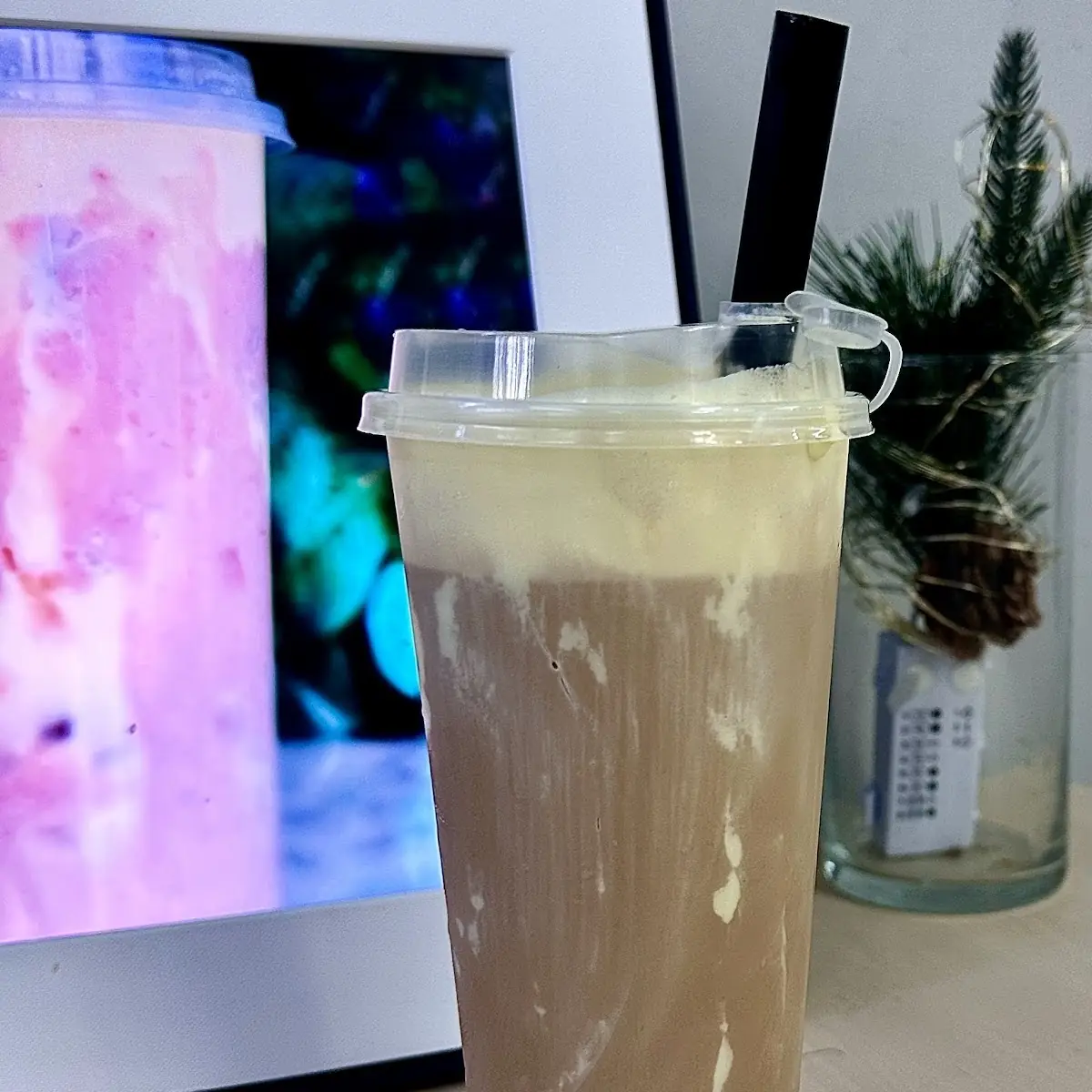 HK Creme Brulee Milk Tea