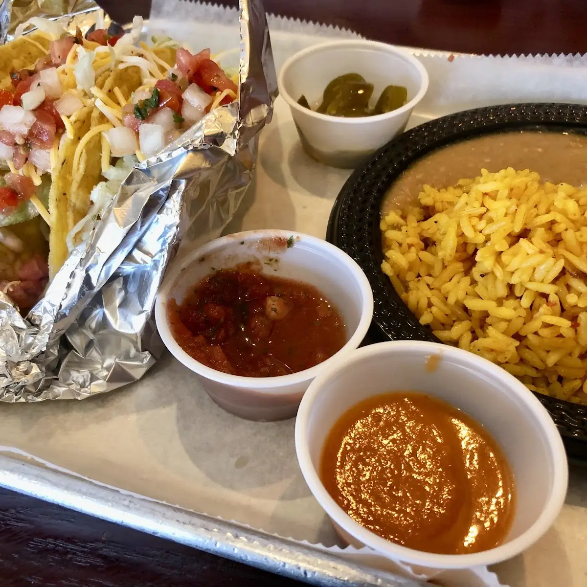 Chicken Hard Taco Lunch Special