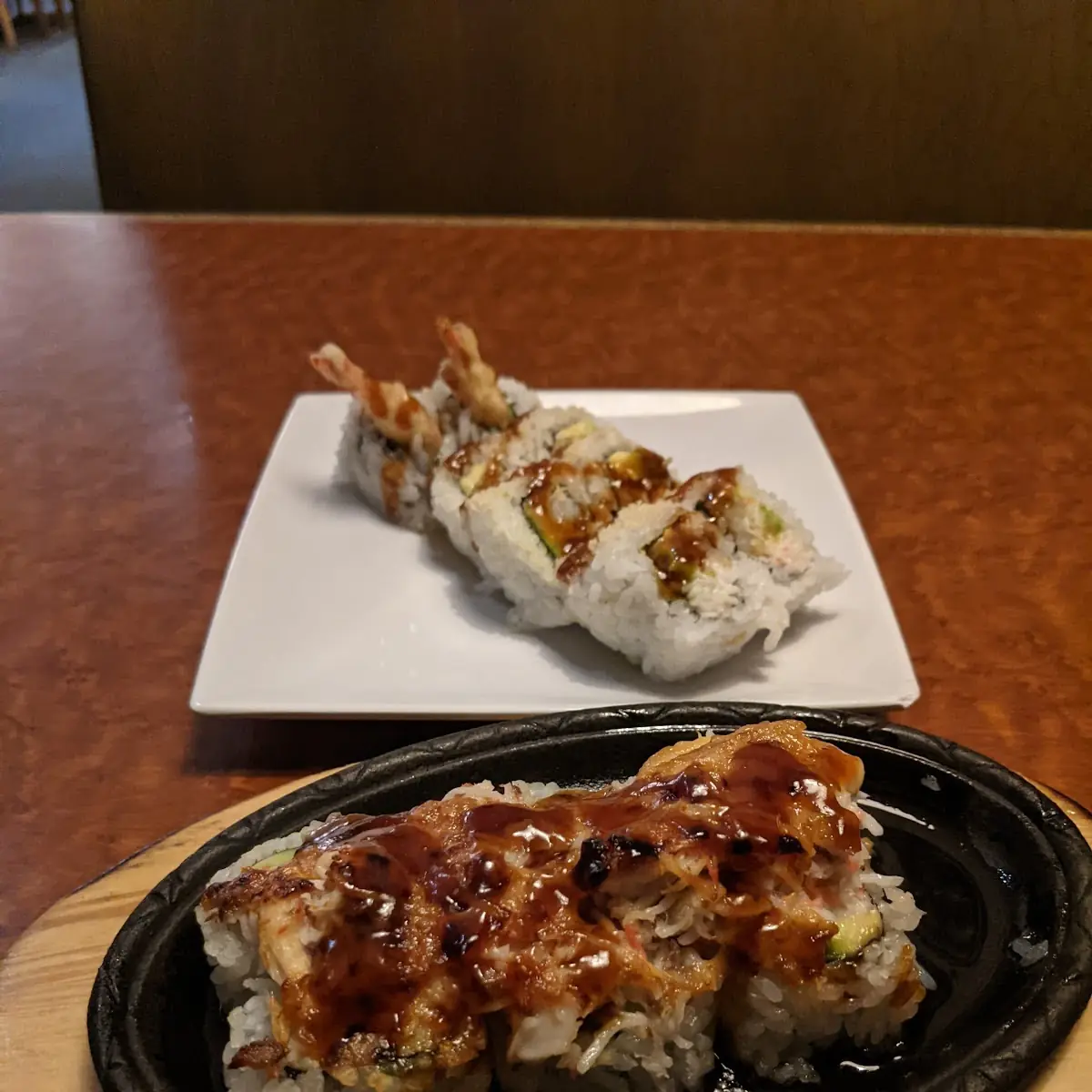Shrimp Tempura Roll and Dynamite Roll