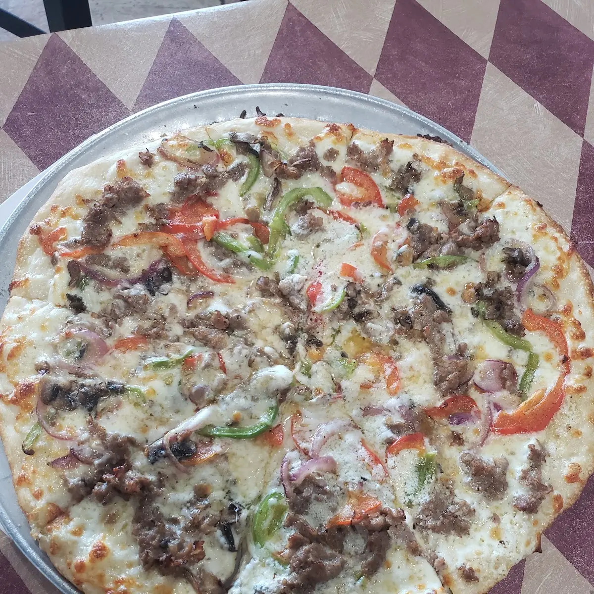 Cheese Steak Pizza