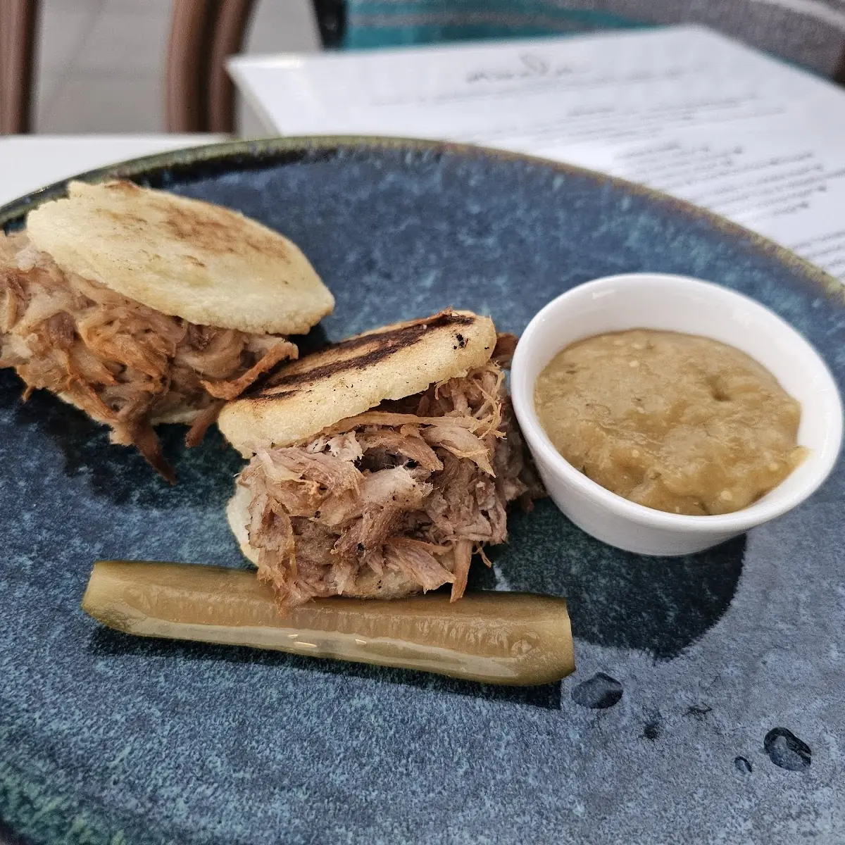 Shredded Chicken & Avocado Arepas