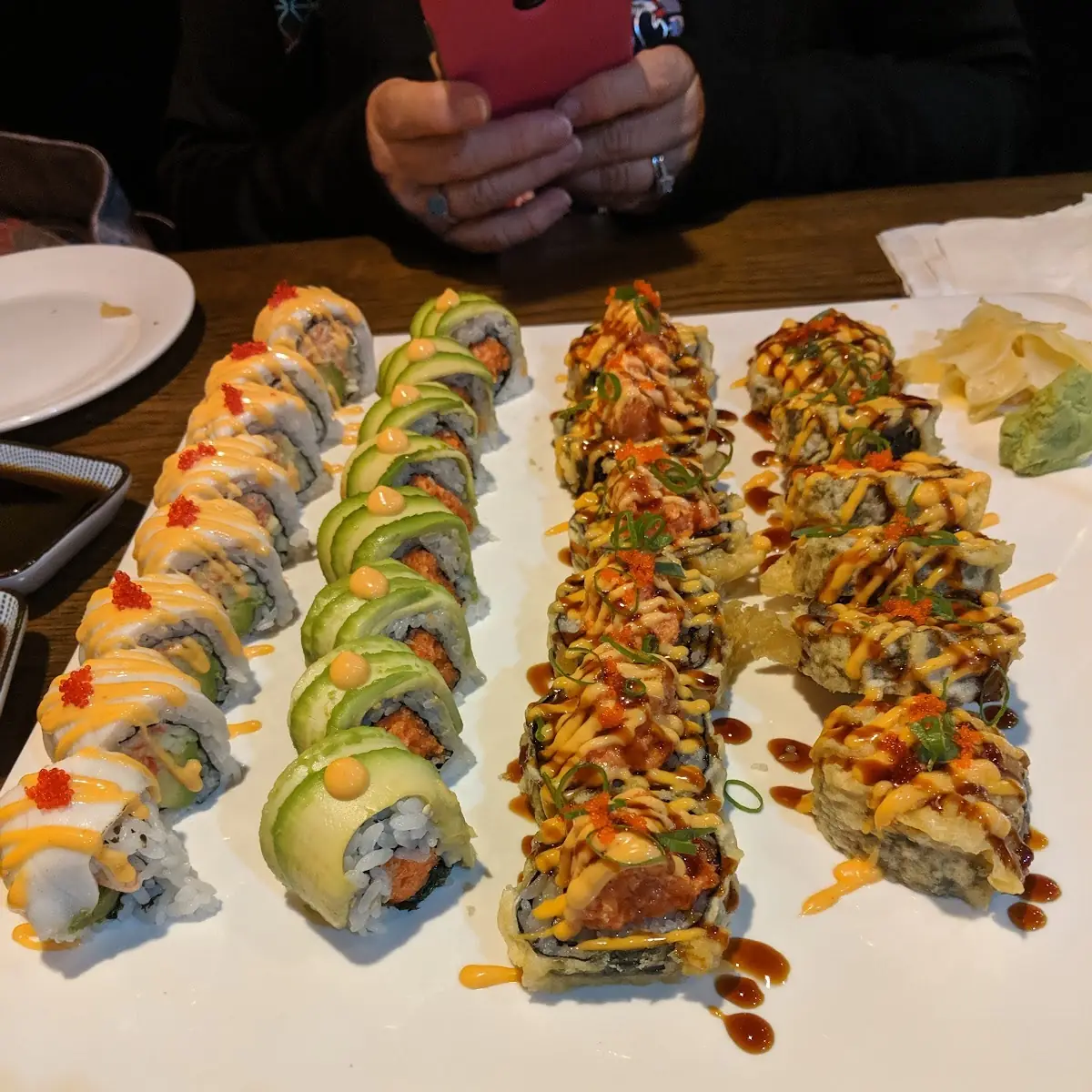 Tempura Shrimp and Avocado Rolls