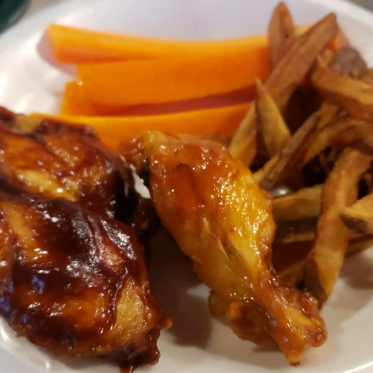 Hickory Smoked BBQ & Mango Habanero Wings