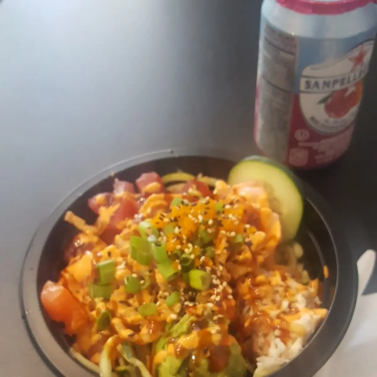 Fresh Salmon and Tuna Poke Bowl