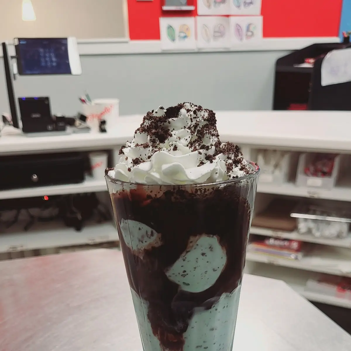 Mint Cookie Crunch Sundae