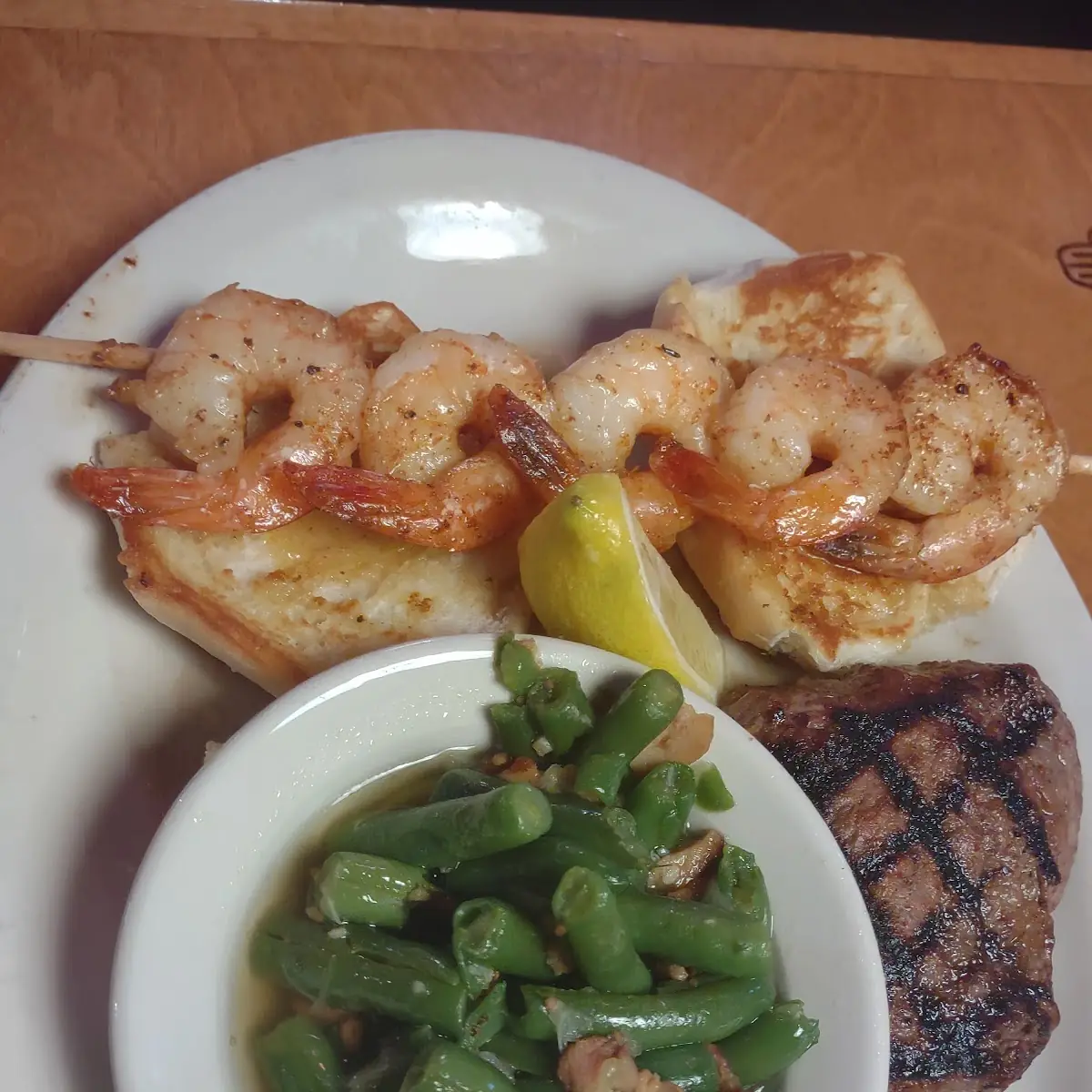 Grilled Shrimp Combo with 2 Sides