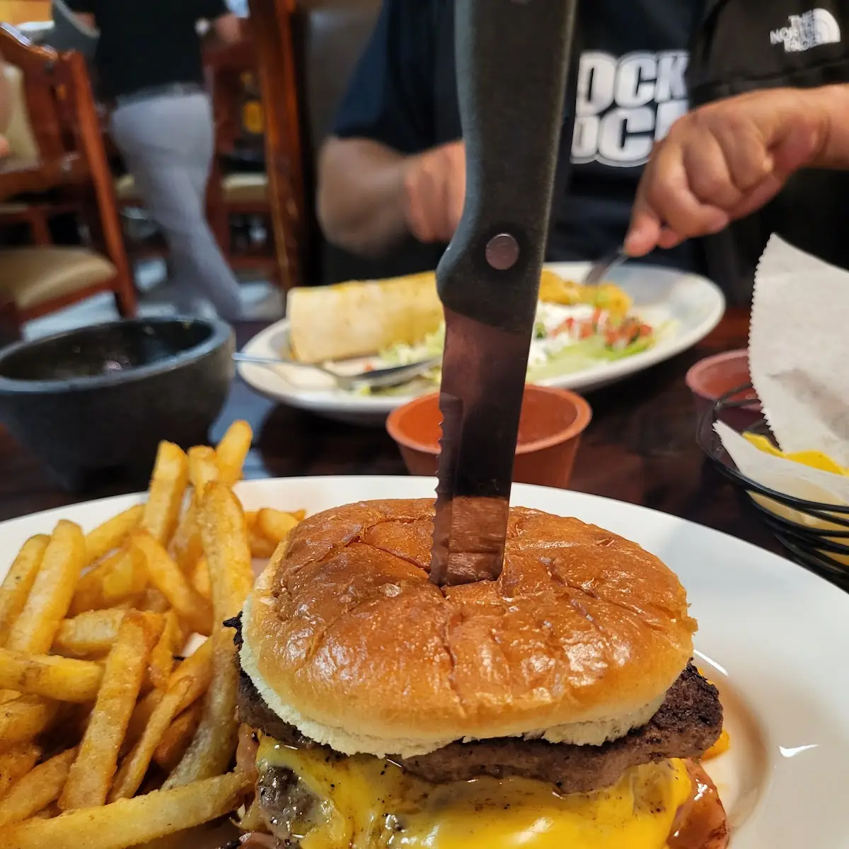 Double Cheeseburger with Pineapple
