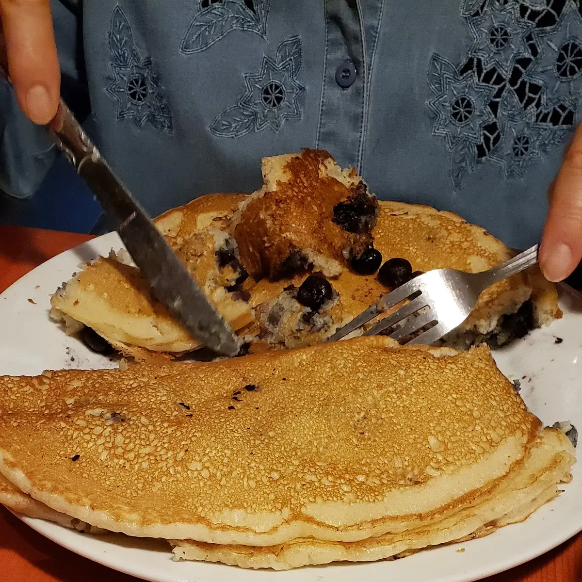 Blueberry Walnut Pancakes