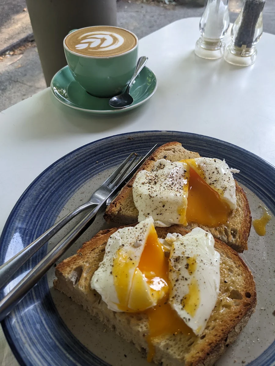 Poached Eggs on Toast, Cordial Cafe