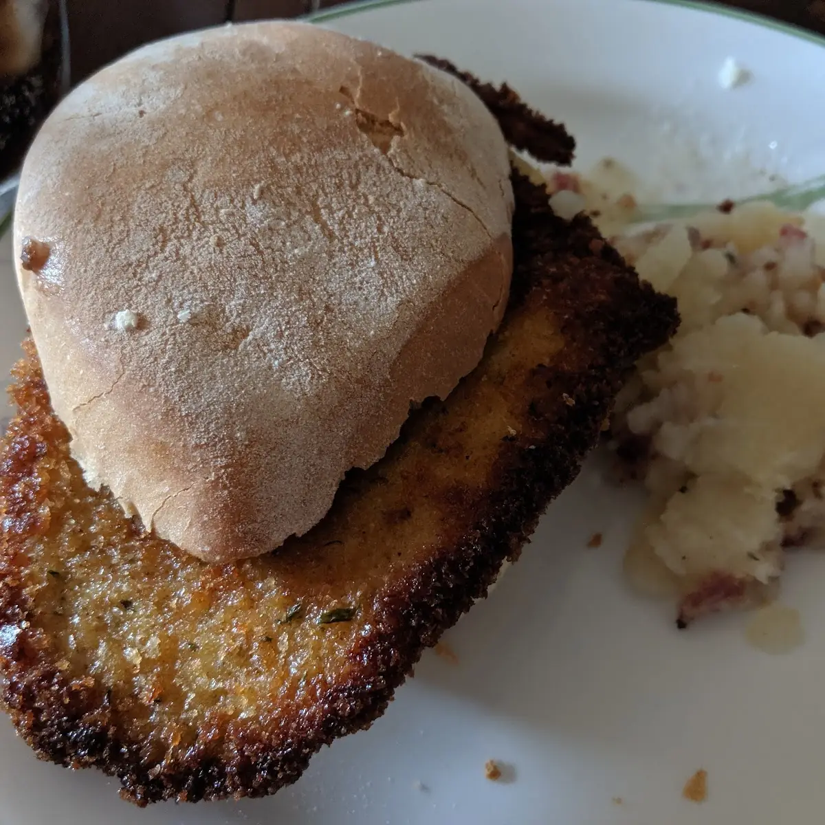 House-Made Brötchen Served with Liverwurst & Onions