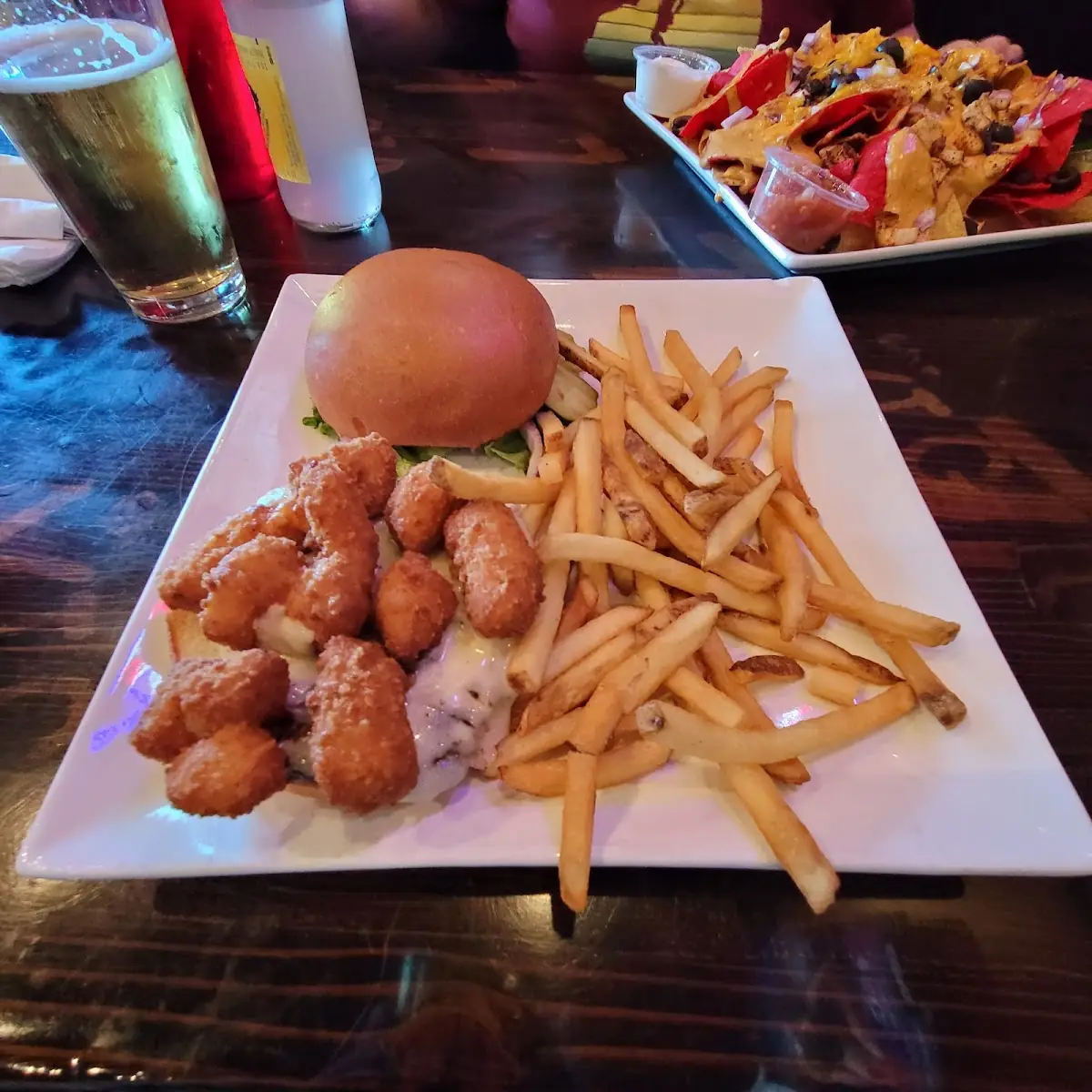 Cheese Curd Burger