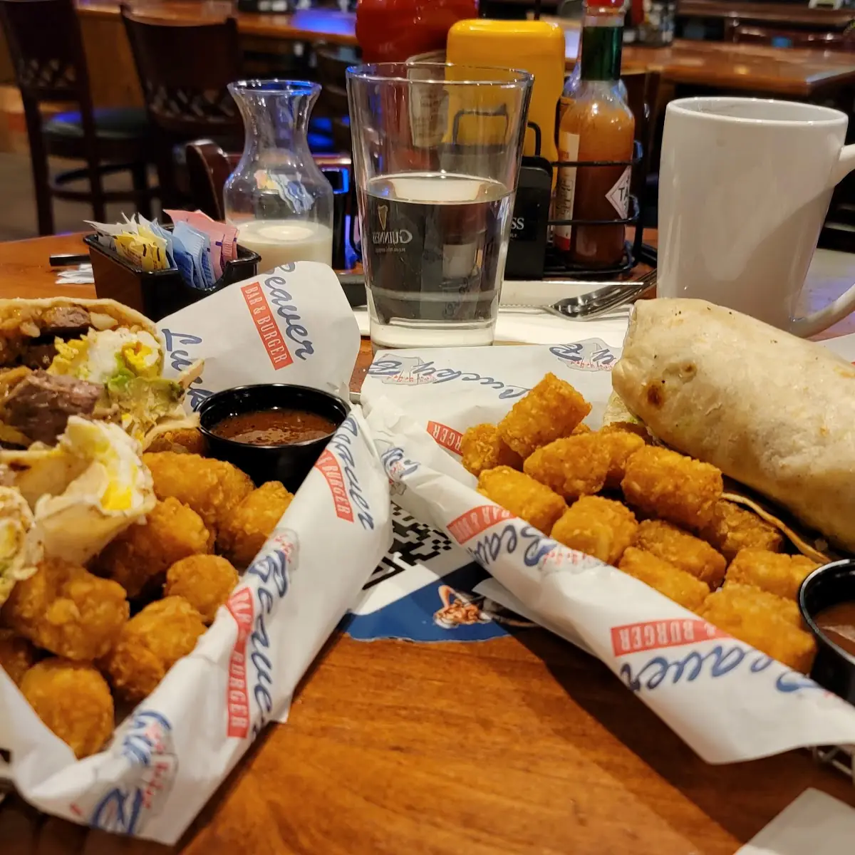 Tater Tots with Breakfast Burrito