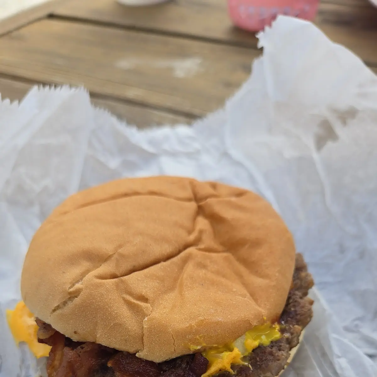 Double Cheeseburger with Fries and a Drink