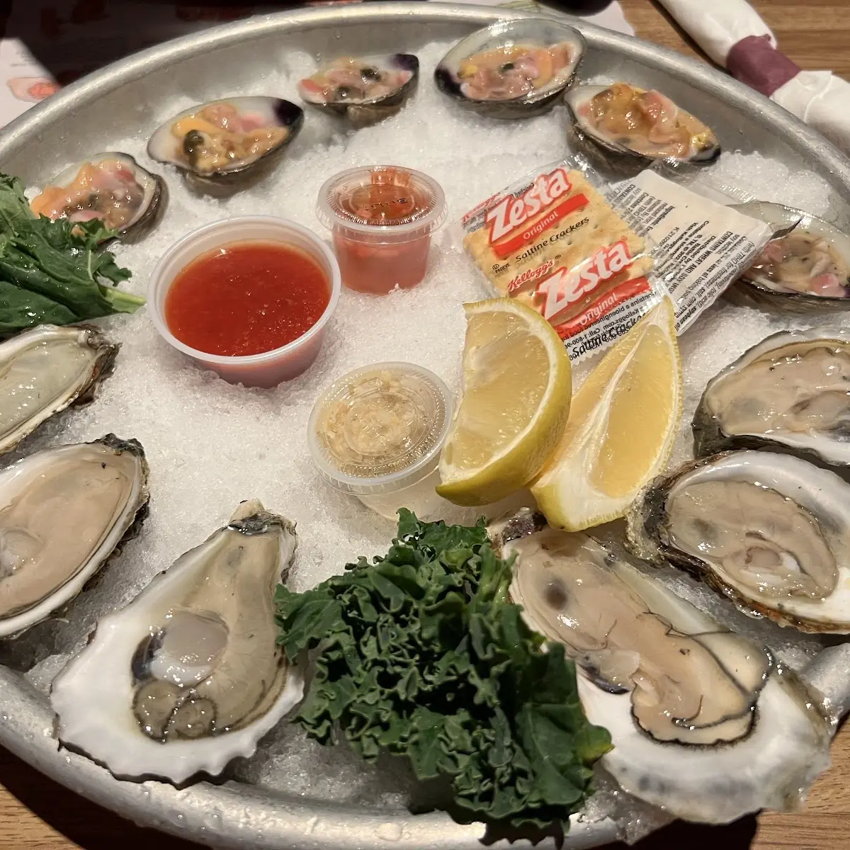 Mystic Oysters in a Half Shell