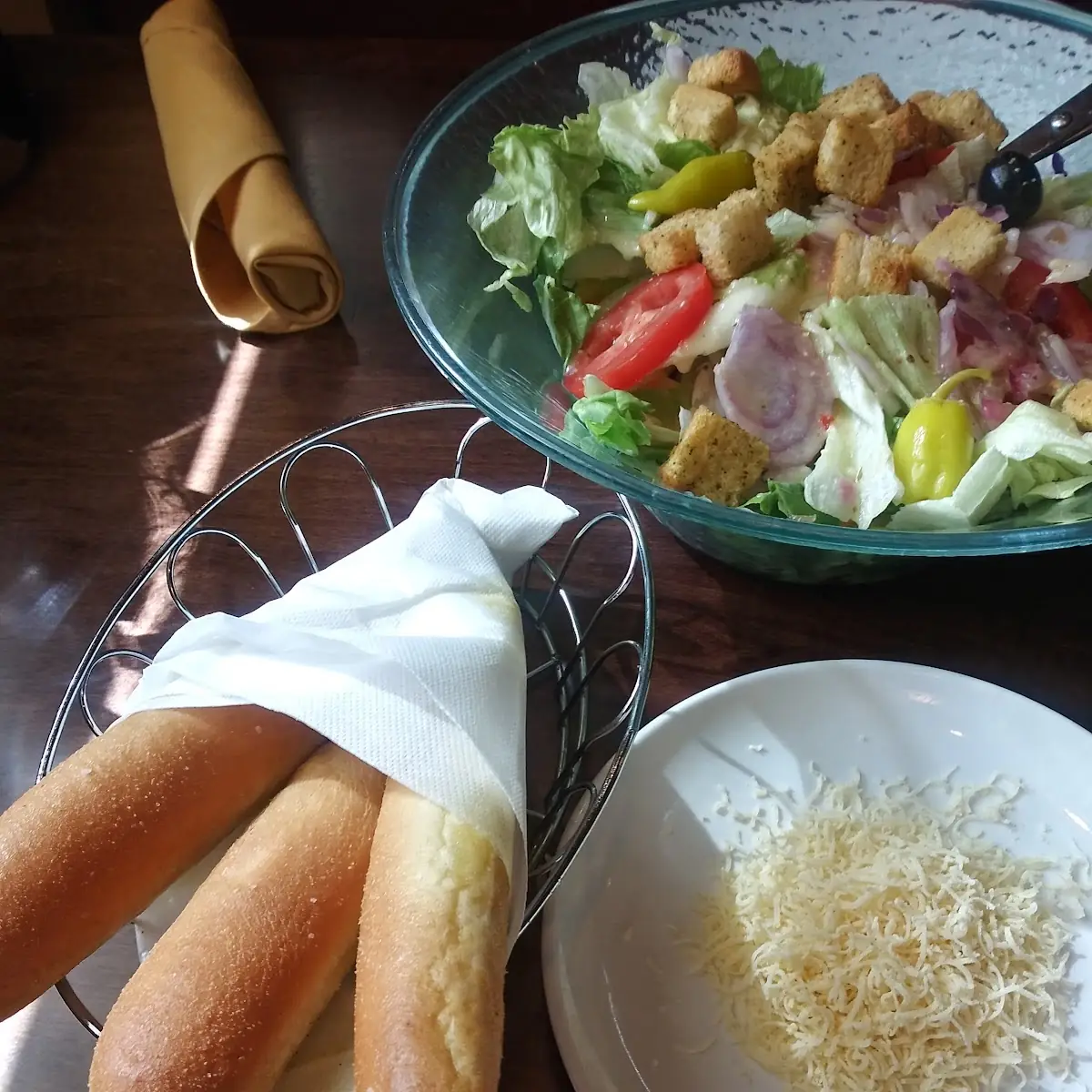 All You Can Eat Salad with Breadsticks