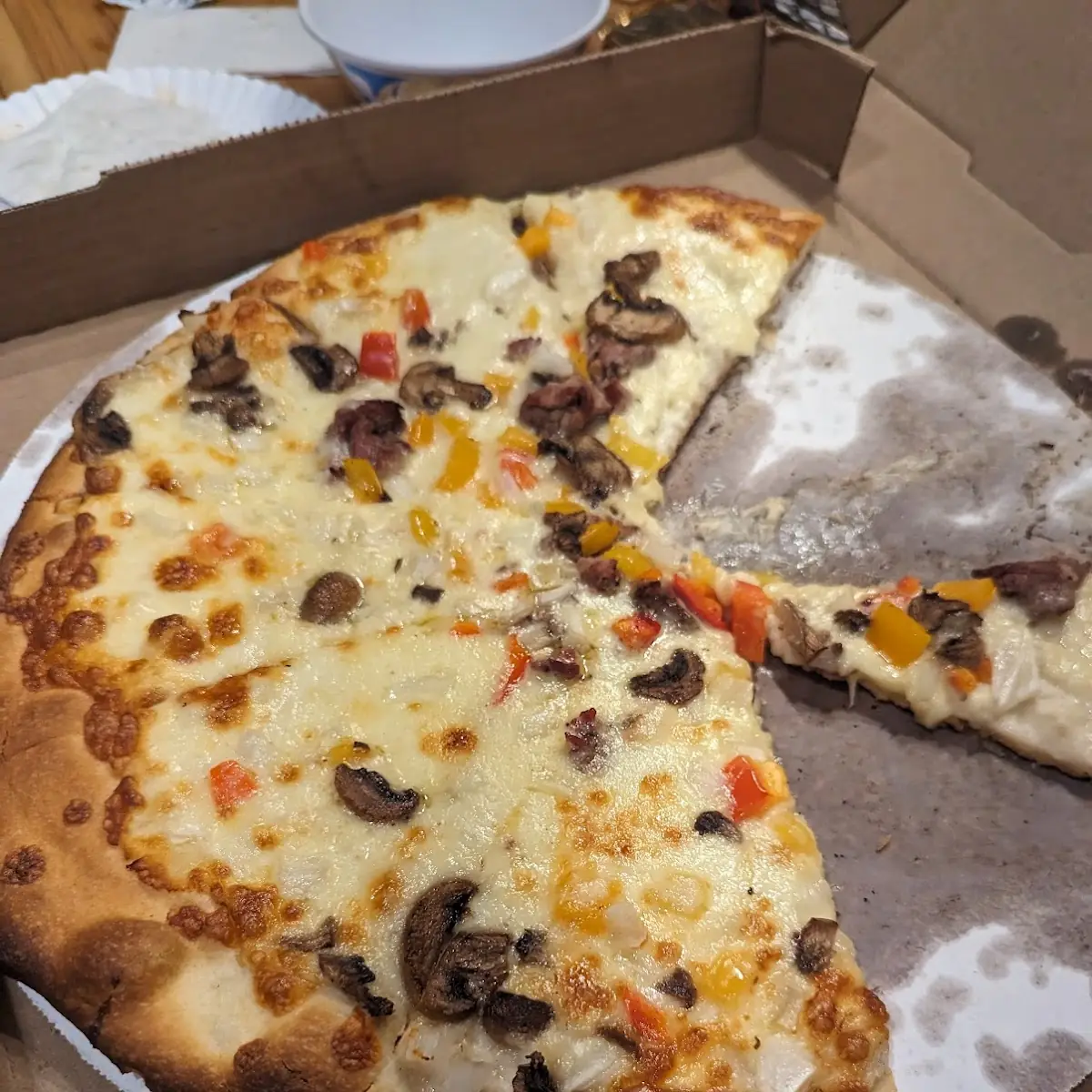 Philly Cheesesteak Pizza