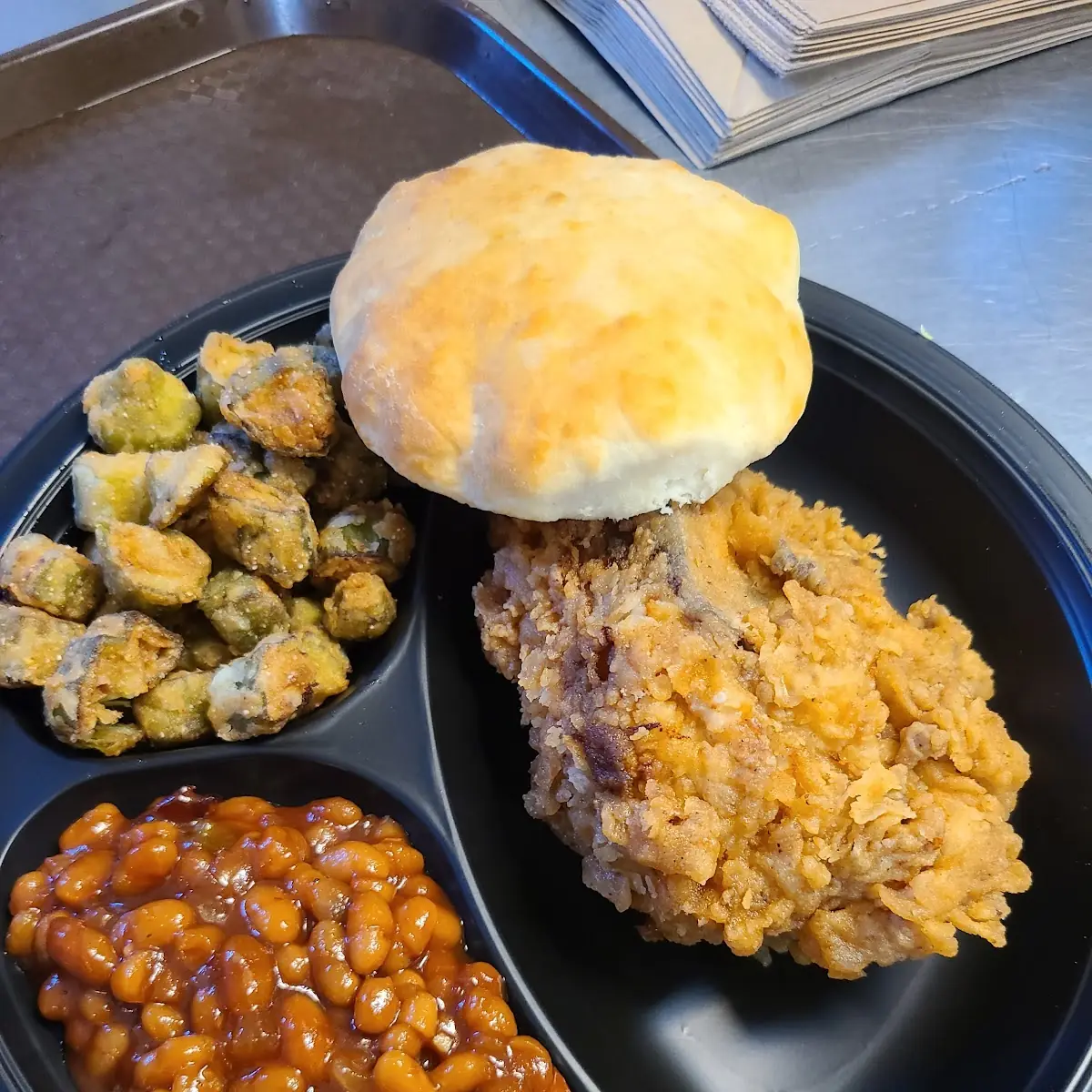Fried Chicken with Bacon