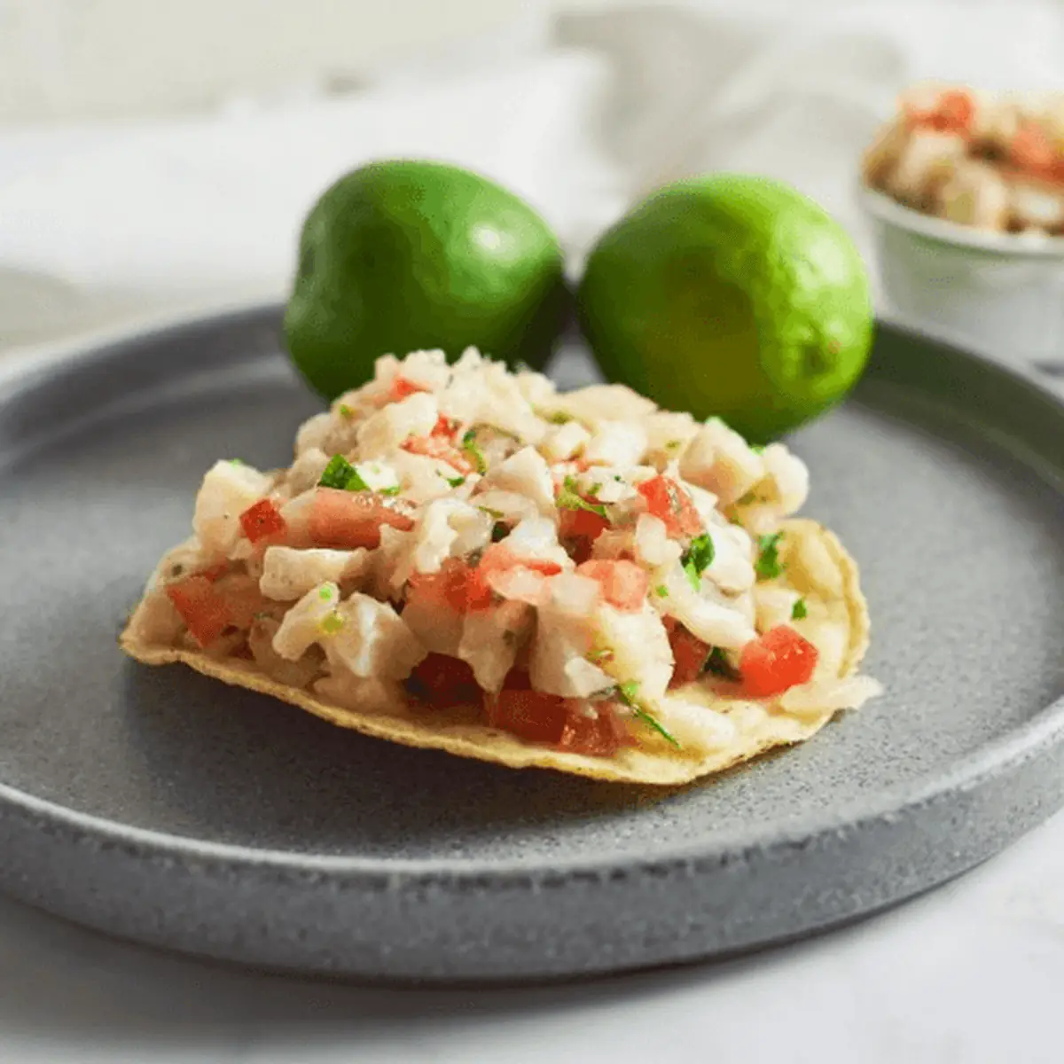 Shrimp Ceviche Tostada