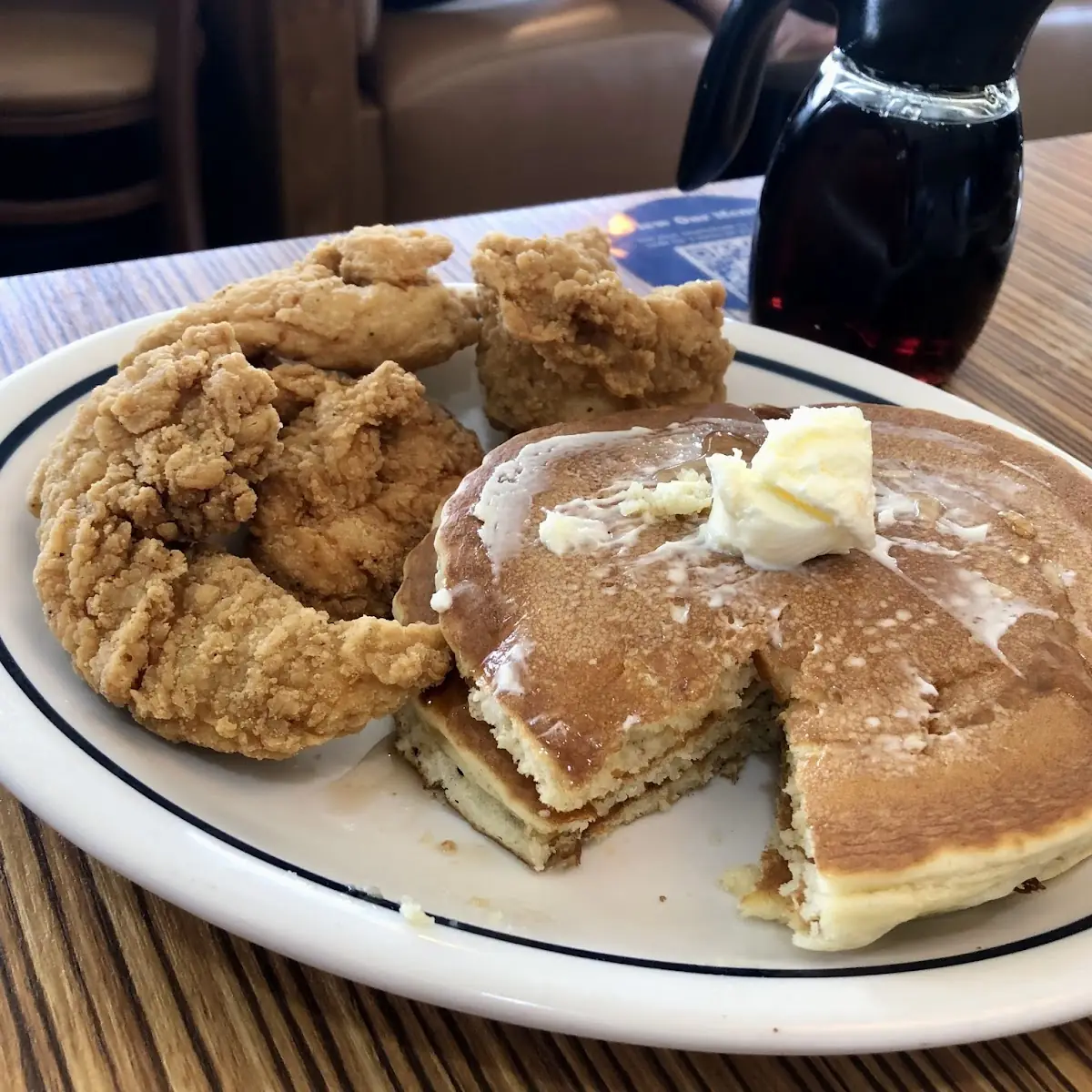 IHOP Pancakes and Chicken Nuggets