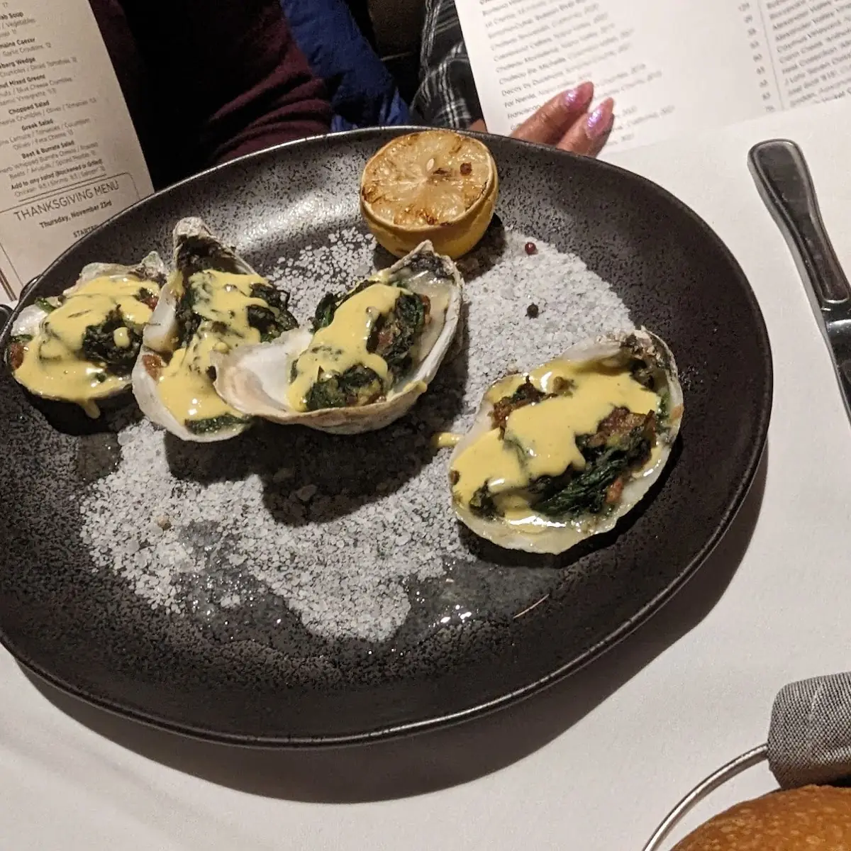 Oysters Rockefeller