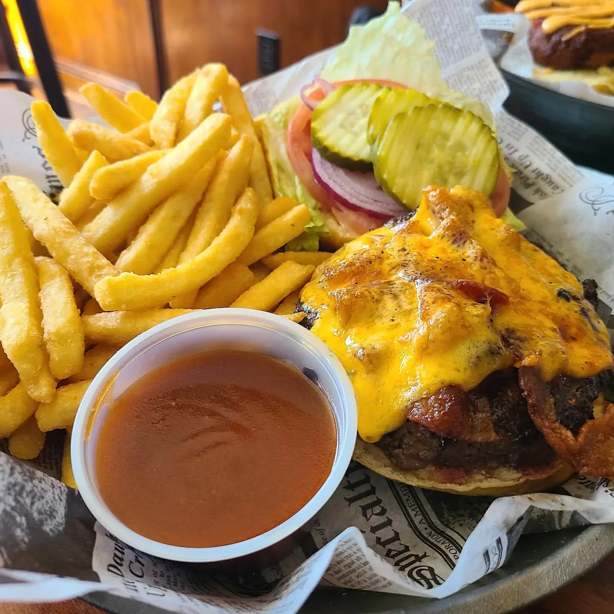 Barbeque Bacon Cheeseburger