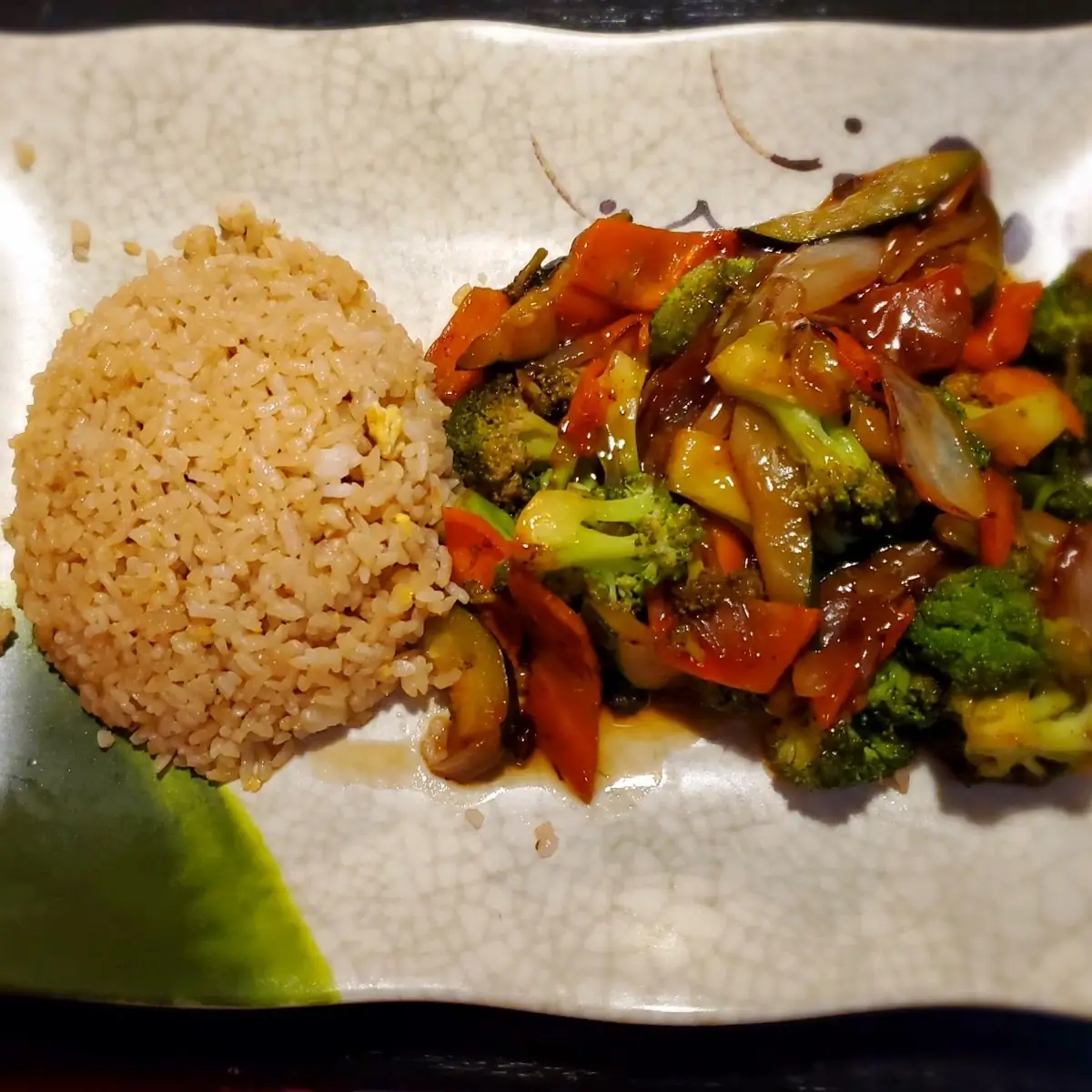 Vegetable Hibachi with Fried Rice